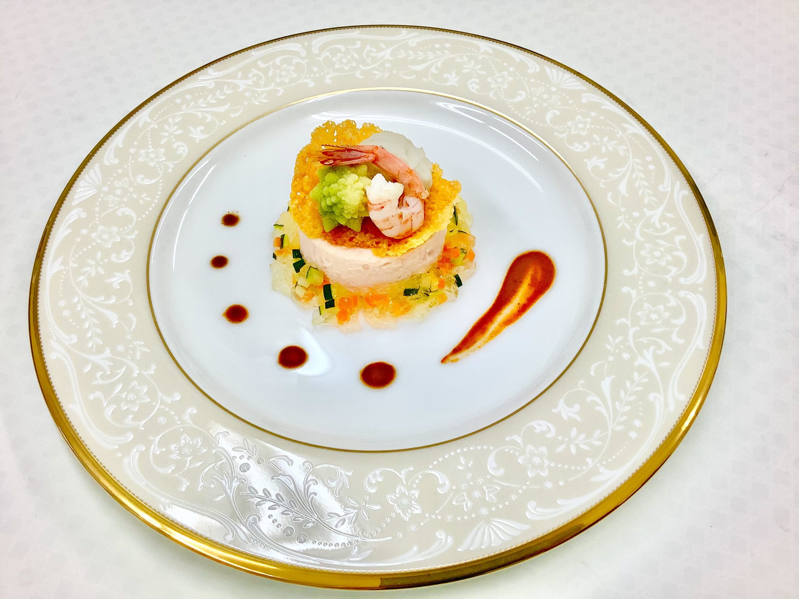 南蛮海老のムース 里芋のクリーム添え 甲殻類のソース 海の恵み 食の底力 Japan 公式レシピサイト 南蛮海老のムース 里芋のクリーム添え 甲殻類のソース 海の恵み 食の底力 Japan 公式レシピサイト
