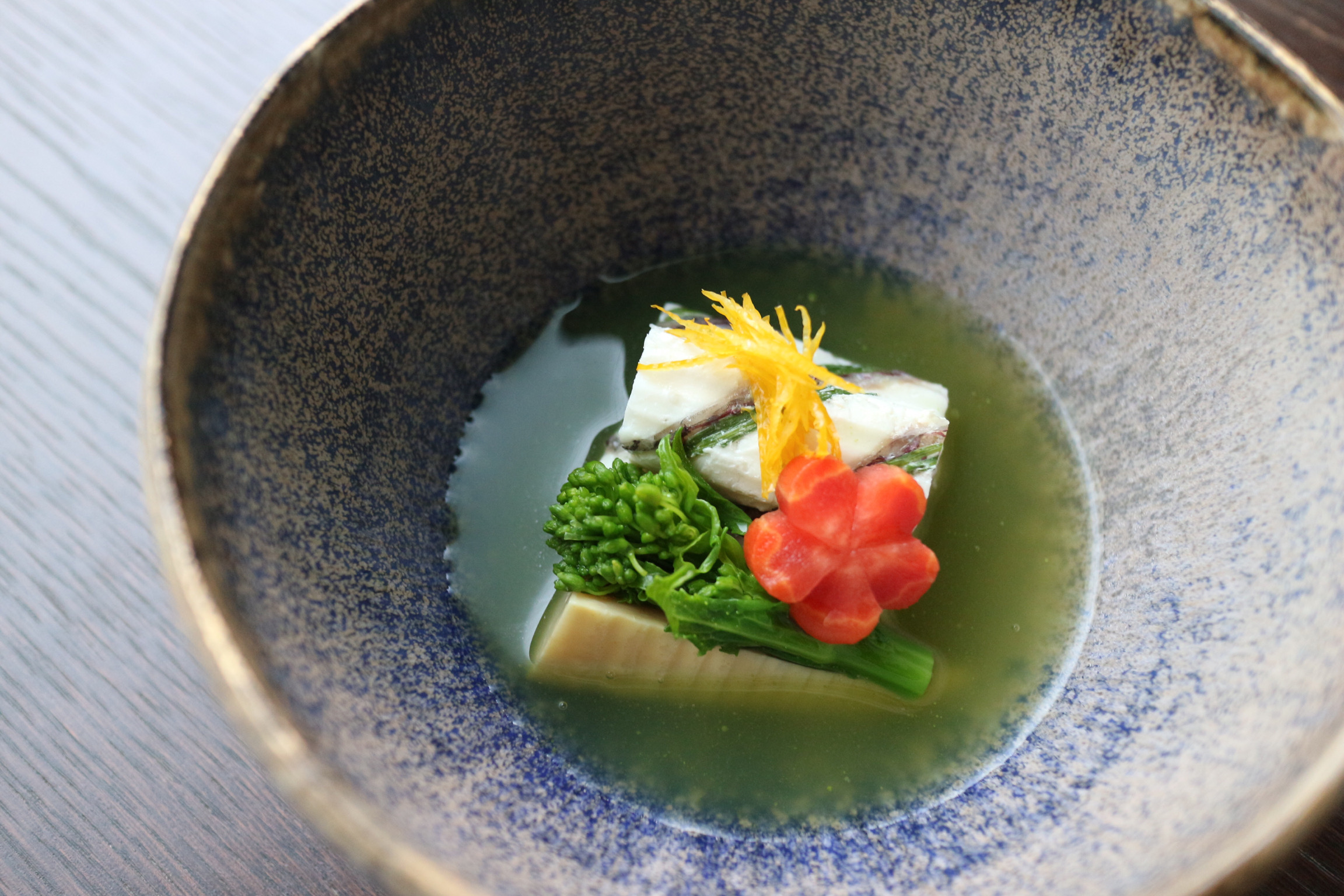 愛南鯛と胡麻豆腐の手綱巻き 菜の花餡 海の恵み 食の底力 Japan 公式レシピサイト