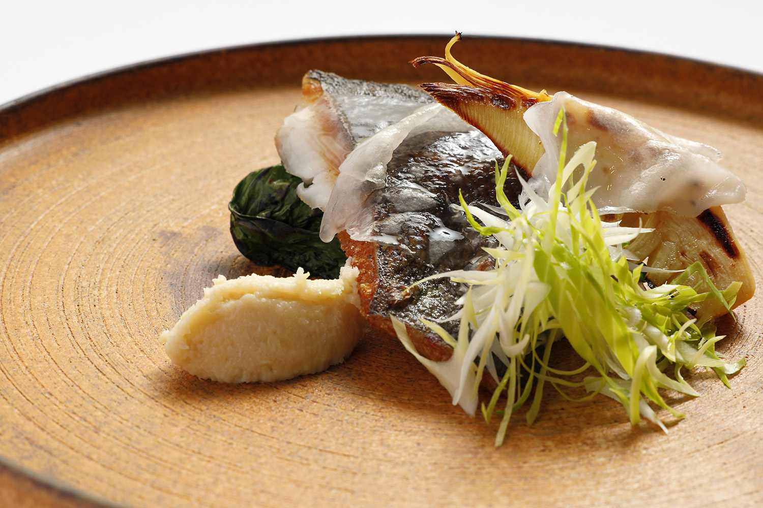 イサキと春野菜のソテー タケノコのバーニャカウダとラルドを添えて 海の恵み 食の底力 Japan 公式レシピサイト