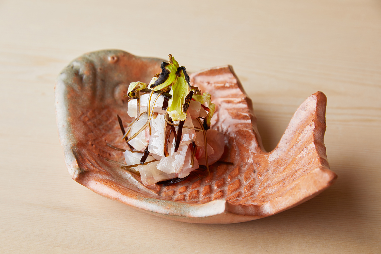 鯛2種類昆布〆 蕗の薹 | 海の恵み 食の底力 JAPAN 公式レシピサイト