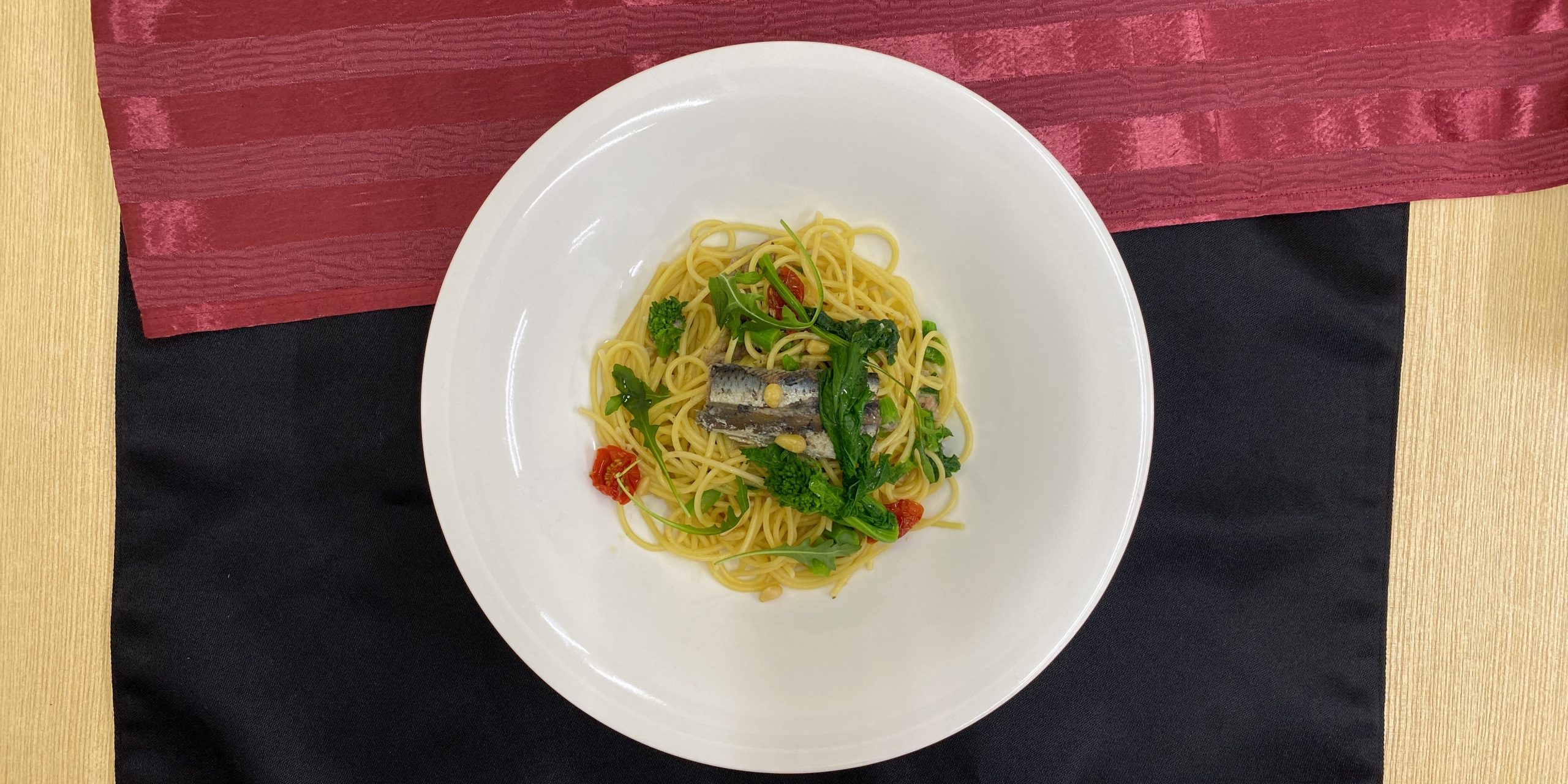 スパゲッティ イワシのコンフィと菜の花ペペロンチーノ 海の恵み 食の底力 Japan 公式レシピサイト